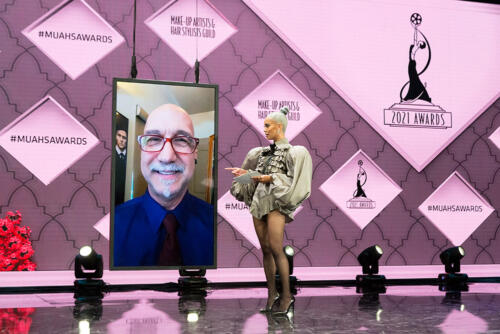 Sibley Scoles with Lifetime Achievement Award-winner Matthew Mungle